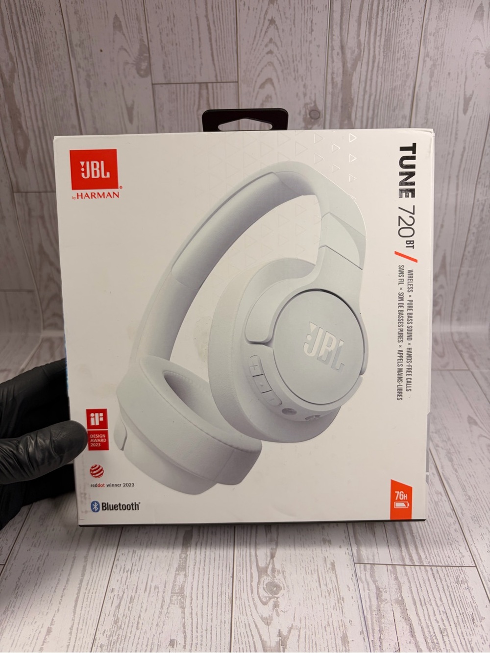 JBL Tune 720BT Wireless Headphones - White